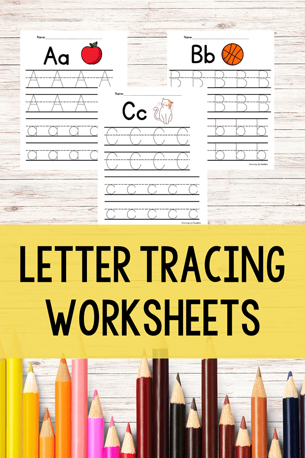 Free Alphabet Letter Tracing Worksheets for Kids