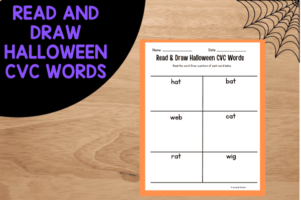 phonics halloween worksheets