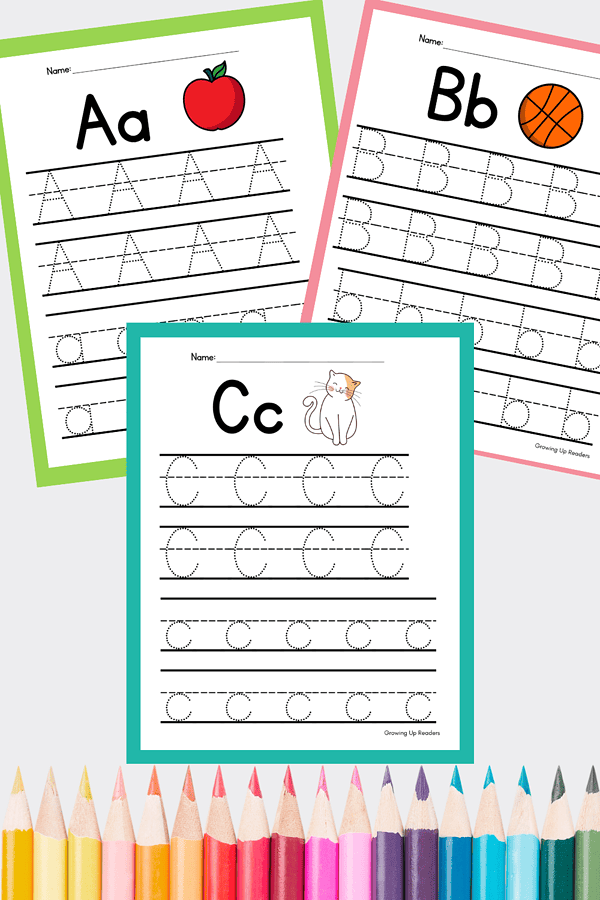 Free Alphabet Letter Tracing Worksheets for Kids